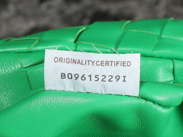 bv teen jodie 36cm green lambskin