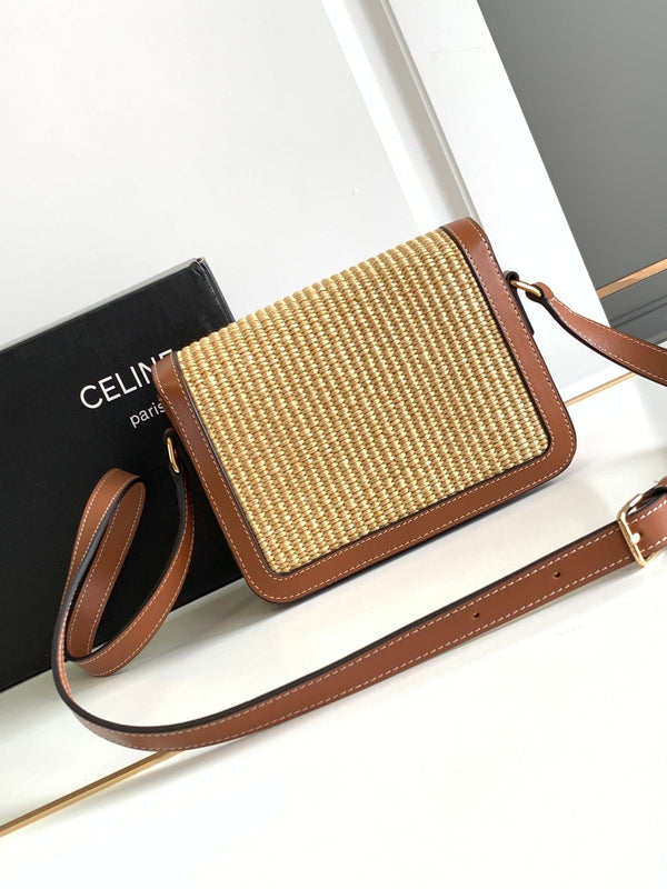 TEEN TRIOMPHE 18,5CM TESSUTO E PELLE DI VITELLO