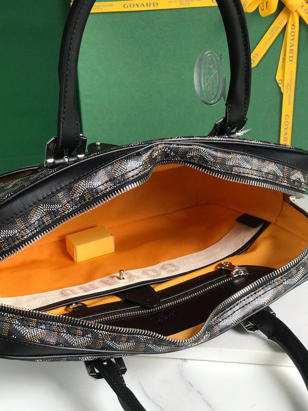 PORTADOCUMENTI AMBASSADE 35 IN TELA GOYARDINE NERA