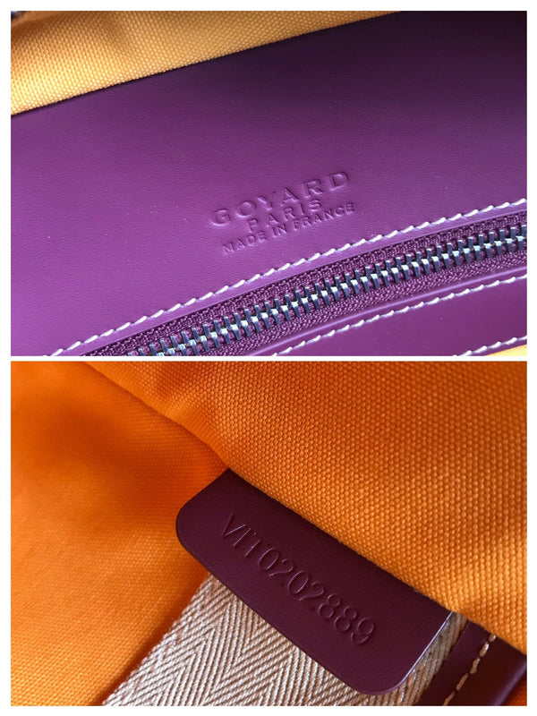 PORTA DOCUMENTI AMBASSADE 35 IN TELA GOYARDINE ROSSO VINO