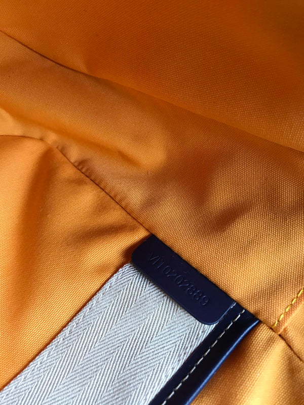 PORTADOCUMENTI AMBASSADE 35 IN TELA GOYARDINE BLU MARINO