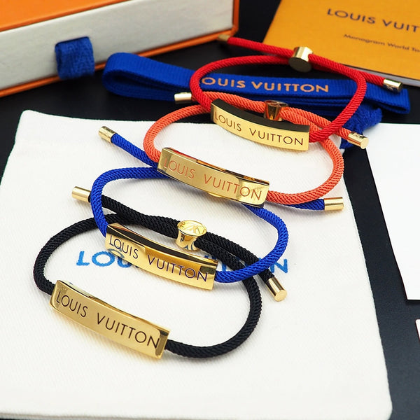 LV Space Bracelet Gold Blue