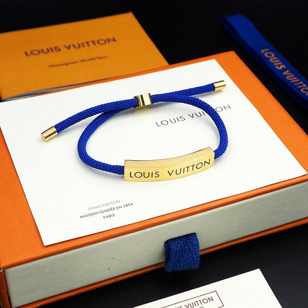 LV Space Bracelet Gold Blue