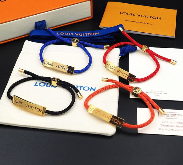 LV Space Bracelet Gold Blue