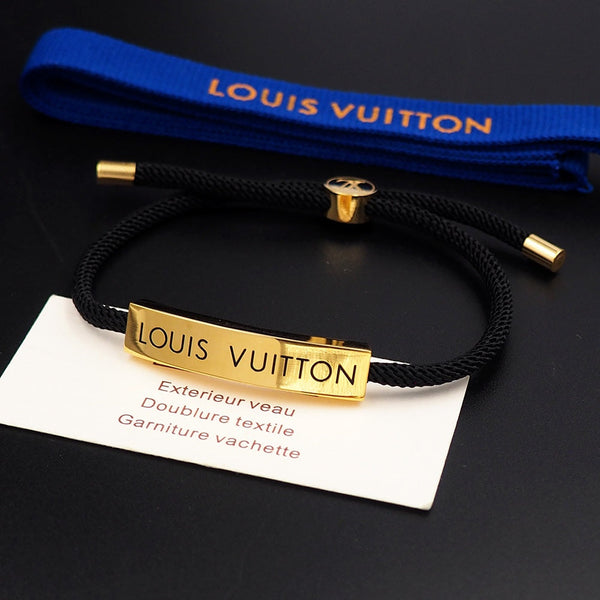 LV Space Bracelet Gold Black