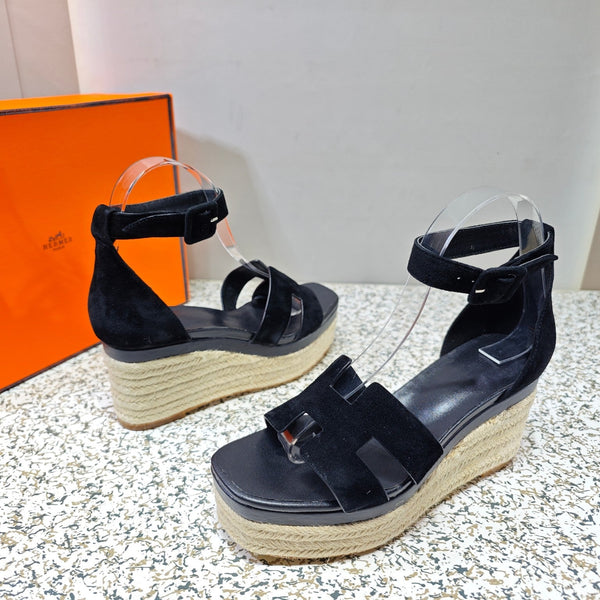 ESPADRILLAS ELDA 80 CAMOSCIO NERO