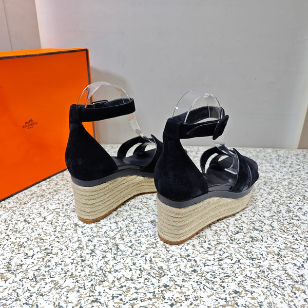 ESPADRILLAS ELDA 80 CAMOSCIO NERO