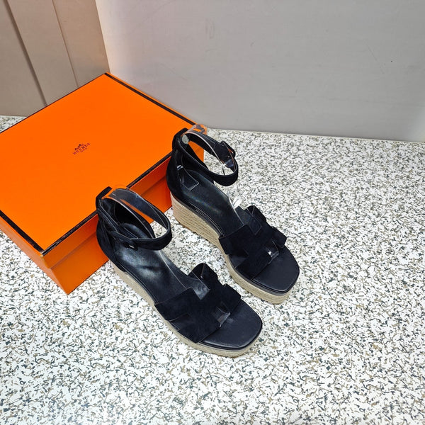 ESPADRILLAS ELDA 80 CAMOSCIO NERO