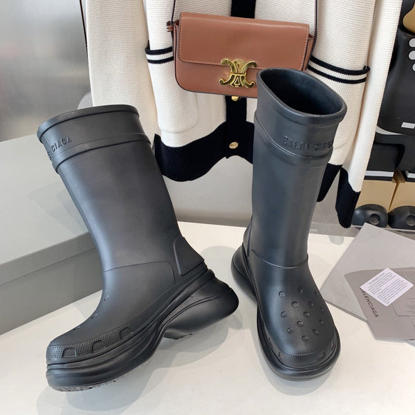 STIVALI CROCS IN GOMMA NERA
