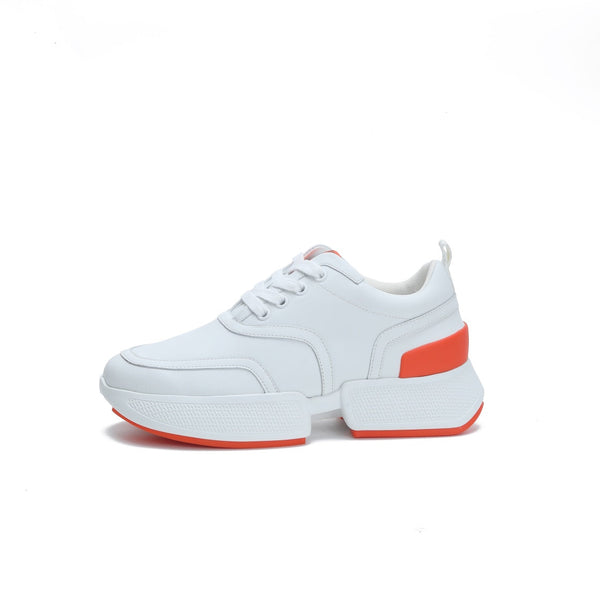 Sneaker HM Giga in pelle di vitello bianca 206282