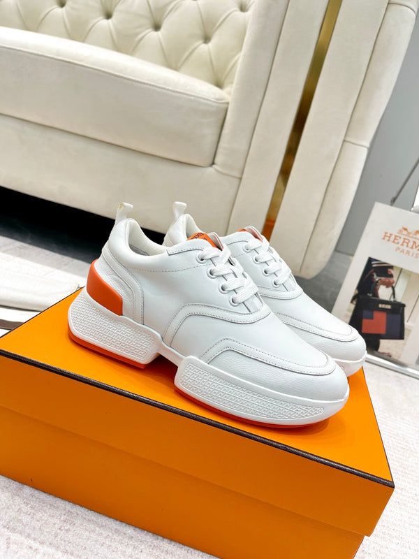 Sneaker HM Giga in pelle di vitello bianca 206282
