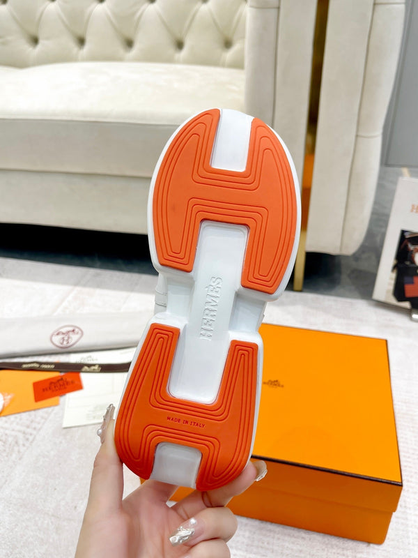 Sneaker HM Giga in pelle di vitello bianca 206282