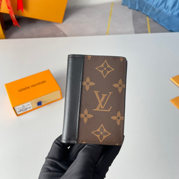 LV M60111 Pocket Organizer Cross Grain & Canvas 221646