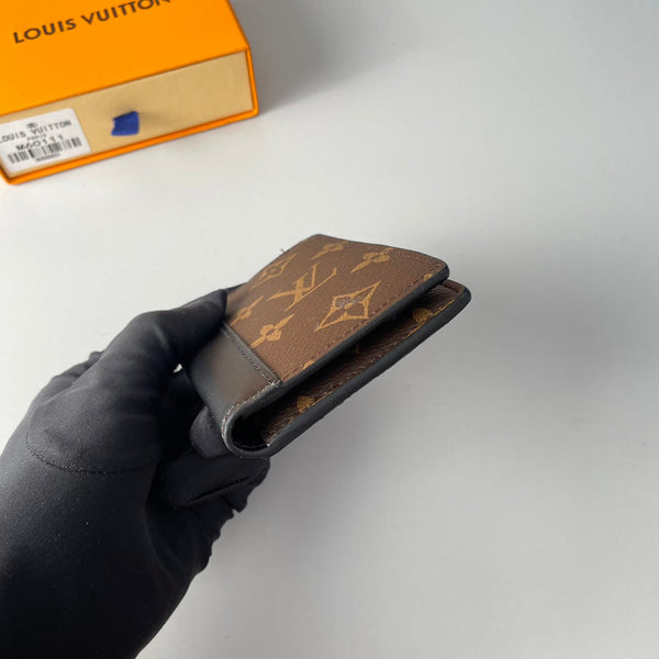 LV M60111 Pocket Organizer Cross Grain & Canvas 221646