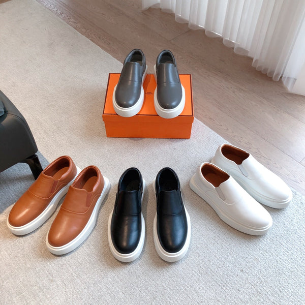 Mocassini slip-on da uomo HM 25 in pelle di vacchetta 535538