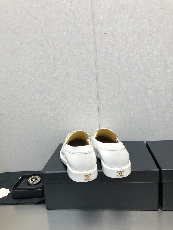 CC 25C Loafer White Glossy Calf Leather 212976