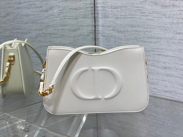 HOBO SIGNATURE 23 BAG IN WHITE LAMBSKIN