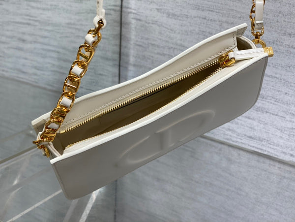 HOBO SIGNATURE 23 BAG IN WHITE LAMBSKIN