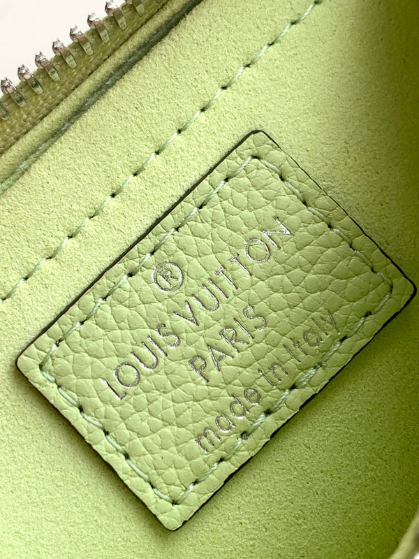 LV Marellini 19cm Green Epi Grain Cowhide Metal HW