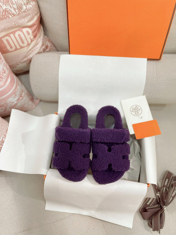 sandalo chypre lana di agnello viola