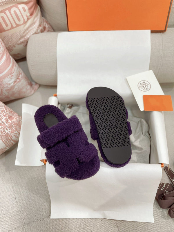 sandalo chypre lana di agnello viola