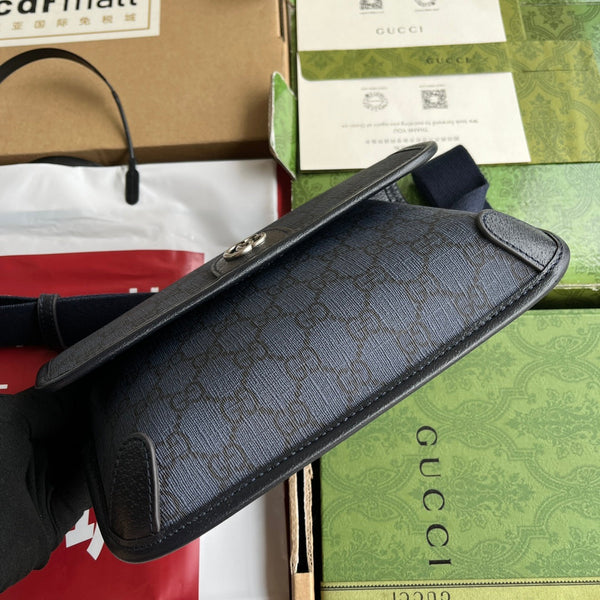 Gucci Waist Bag Blue Canvas 239996