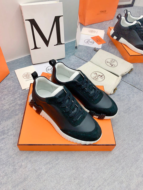 HM Bouncing Sneaker In Black Lambskin 106423