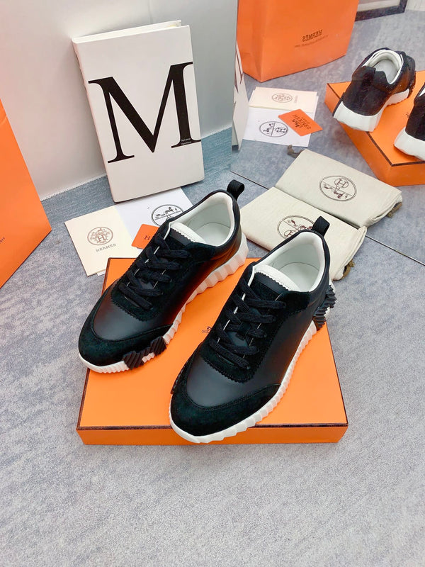 HM Bouncing Sneaker In Black Lambskin 106423