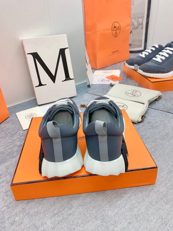 HM Bouncing Sneaker In Grey Lambskin 106433