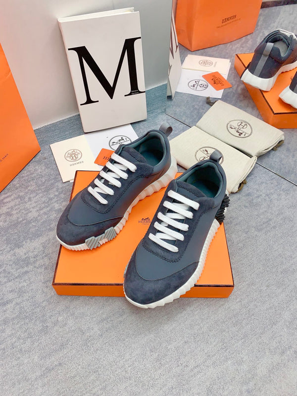 HM Bouncing Sneaker In Grey Lambskin 106433