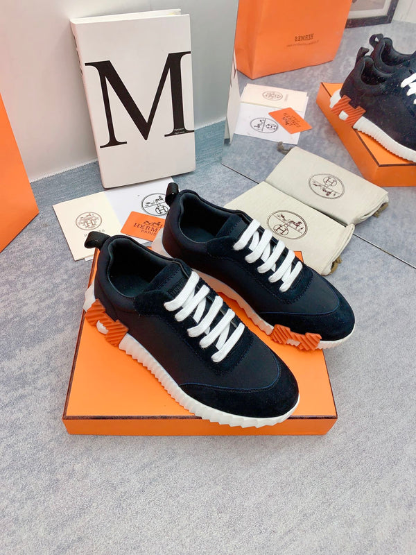 HM Bouncing Sneaker In Black Lambskin 106435