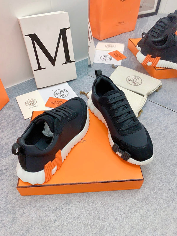 HM Bouncing Sneaker In Black Lambskin 106435