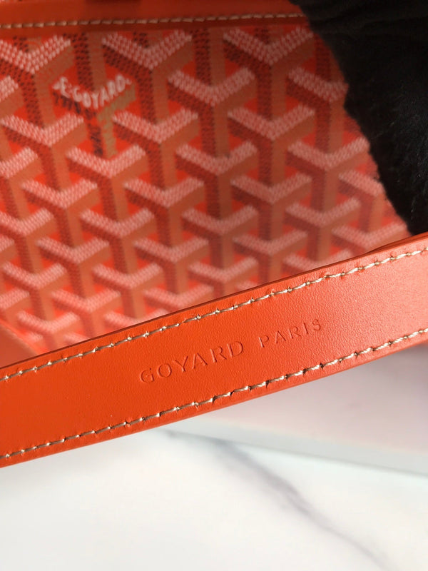 CUSTODIA DOCUMENTI AMBASSADE 35 IN TELA GOYARDINE ARANCIO