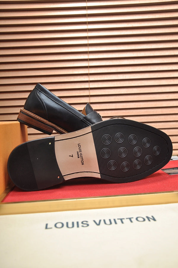 LV FLEX LOAFER IN BLACK CALFSKIN