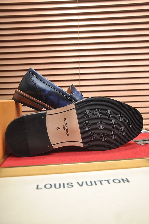 LV FLEX LOAFER IN CERULEAN BLUE CALFSKIN