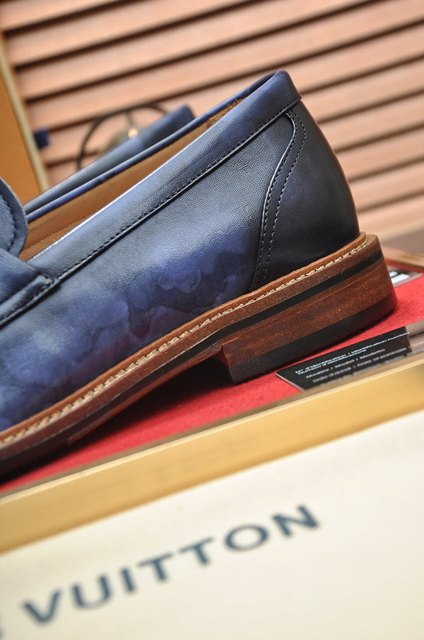 LV FLEX LOAFER IN CERULEAN BLUE CALFSKIN