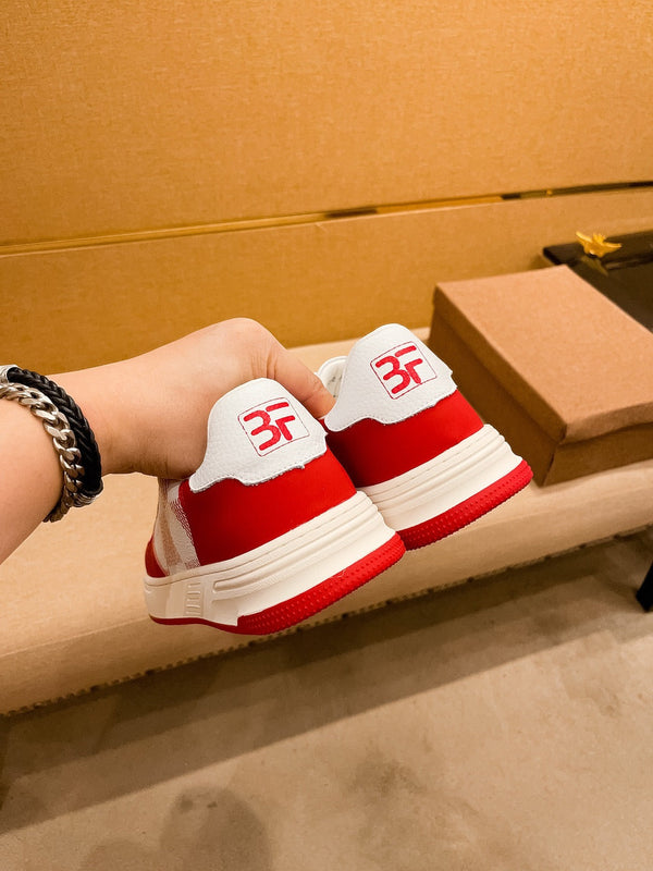 LV BEVERLY SNEAKER WHITE RED