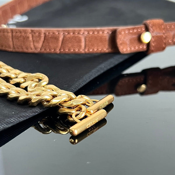 WILTERN TRIOMPHE BAG 31 ORIGINAL SIENNA BROWN LEATHER