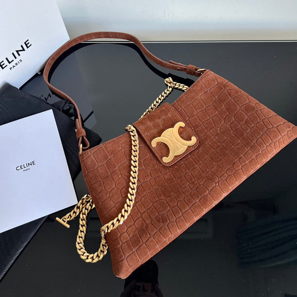 WILTERN TRIOMPHE BAG 31 ORIGINAL SIENNA BROWN LEATHER