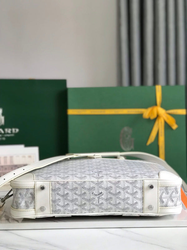 PORTADOCUMENTI AMBASSADE 35 IN TELA GOYARDINE BIANCA