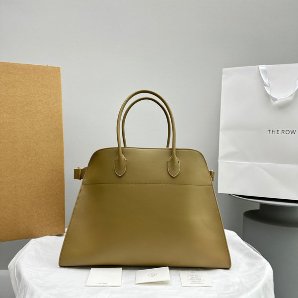 The Row Margaux 17 Camel Leather