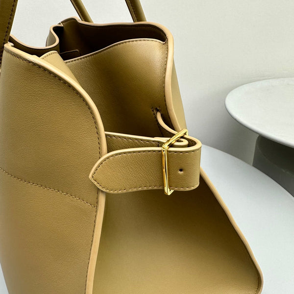 The Row Margaux 17 Camel Leather