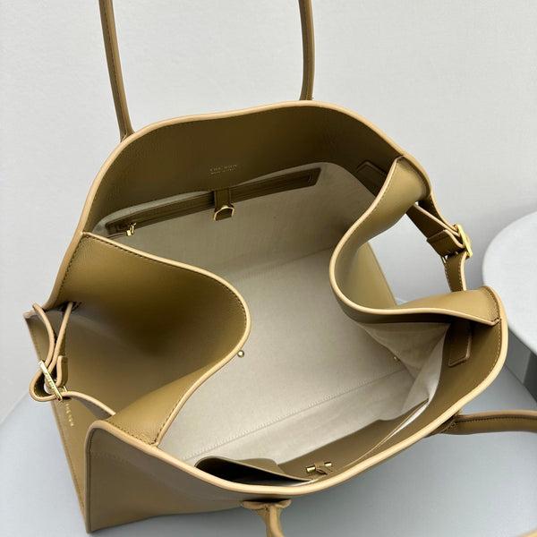 The Row Margaux 17 Camel Leather