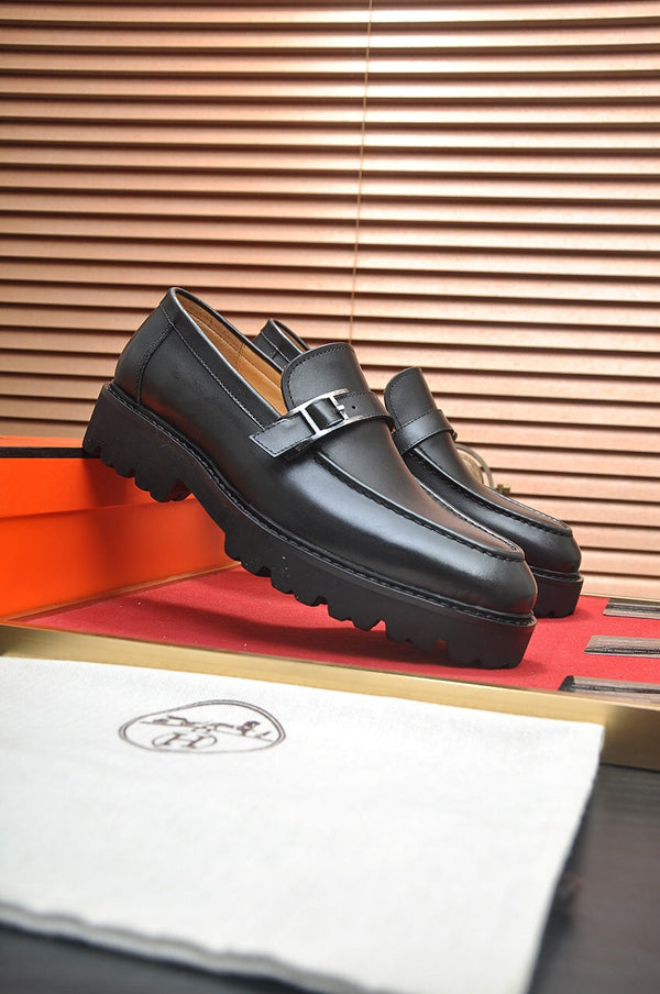HM MONTEREY LOAFER BLACK CALFSKIN