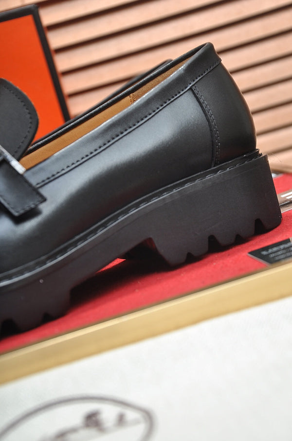 HM MONTEREY LOAFER BLACK CALFSKIN