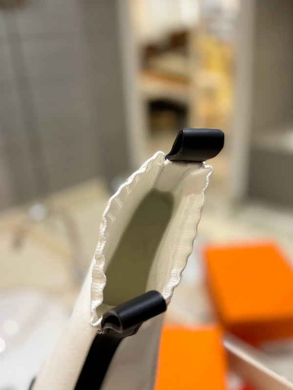 HM Fun Sneaker In Black Mix White Mesh Fabric And Lambskin 983018