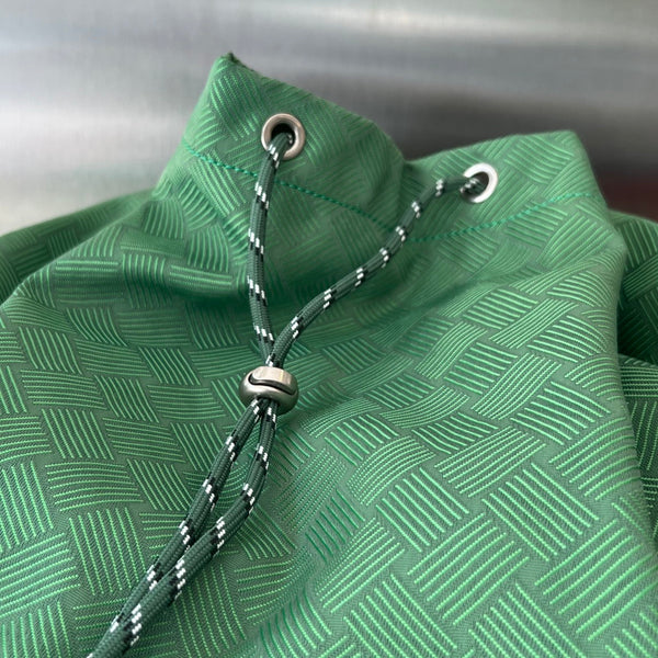 ZAINO ALTO 42 IN TESSUTO JACQUARD VERDE FRESCO