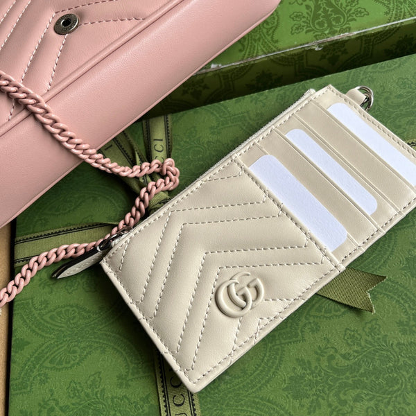 gg marmont 21cm all pink calfskin