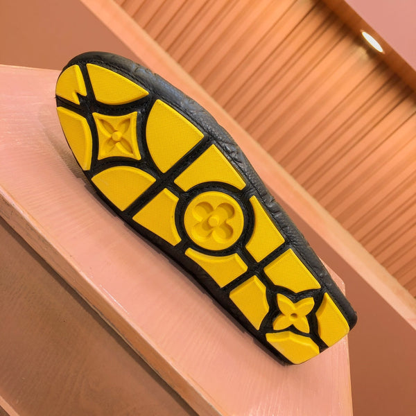 LV LOAFER IN BLACK EMBOSSED CALFSKIN