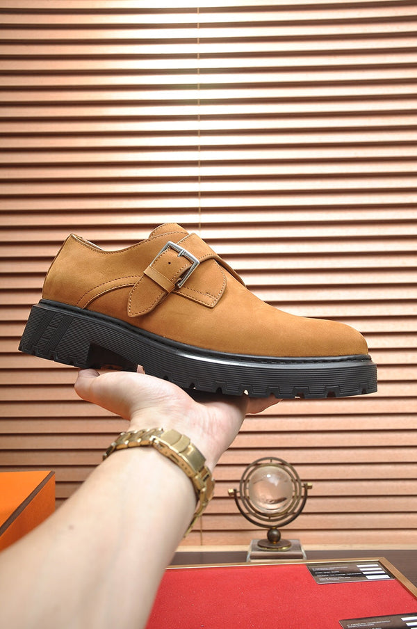 HM MONK STRAP BRONZE SUEDE